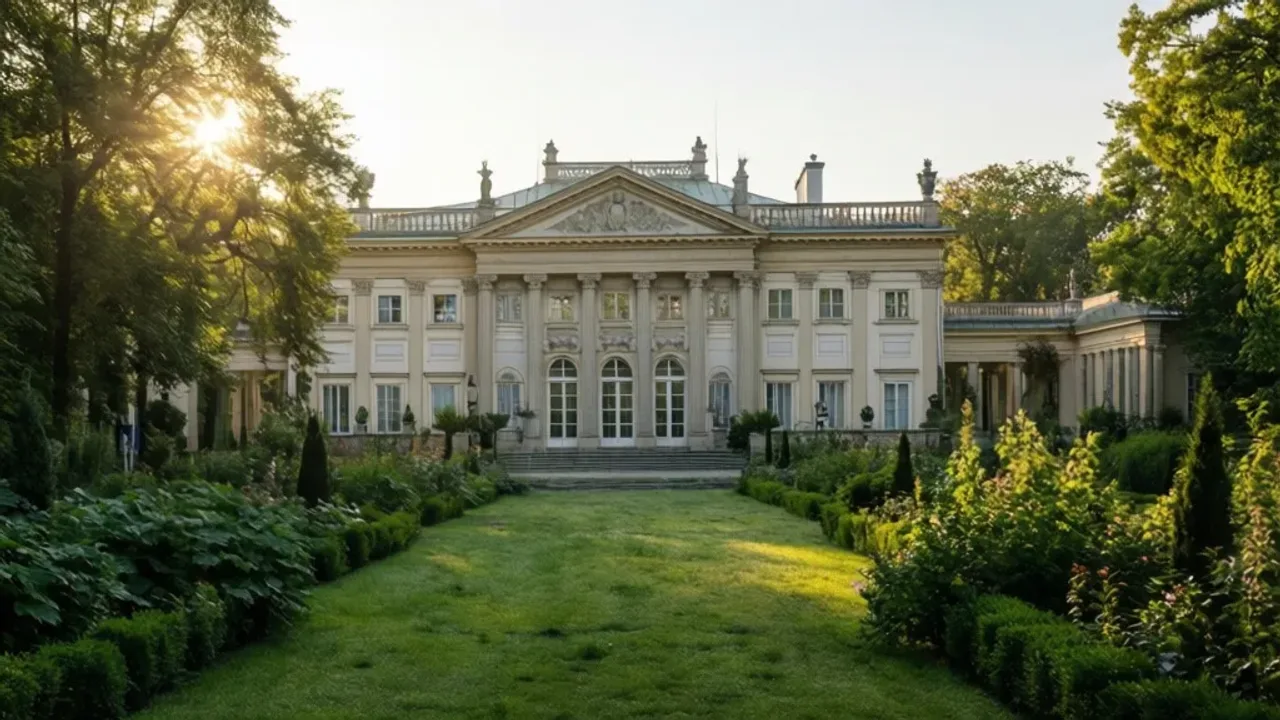 Biały domek w łazienkach: historia, architektura i zwiedzanie