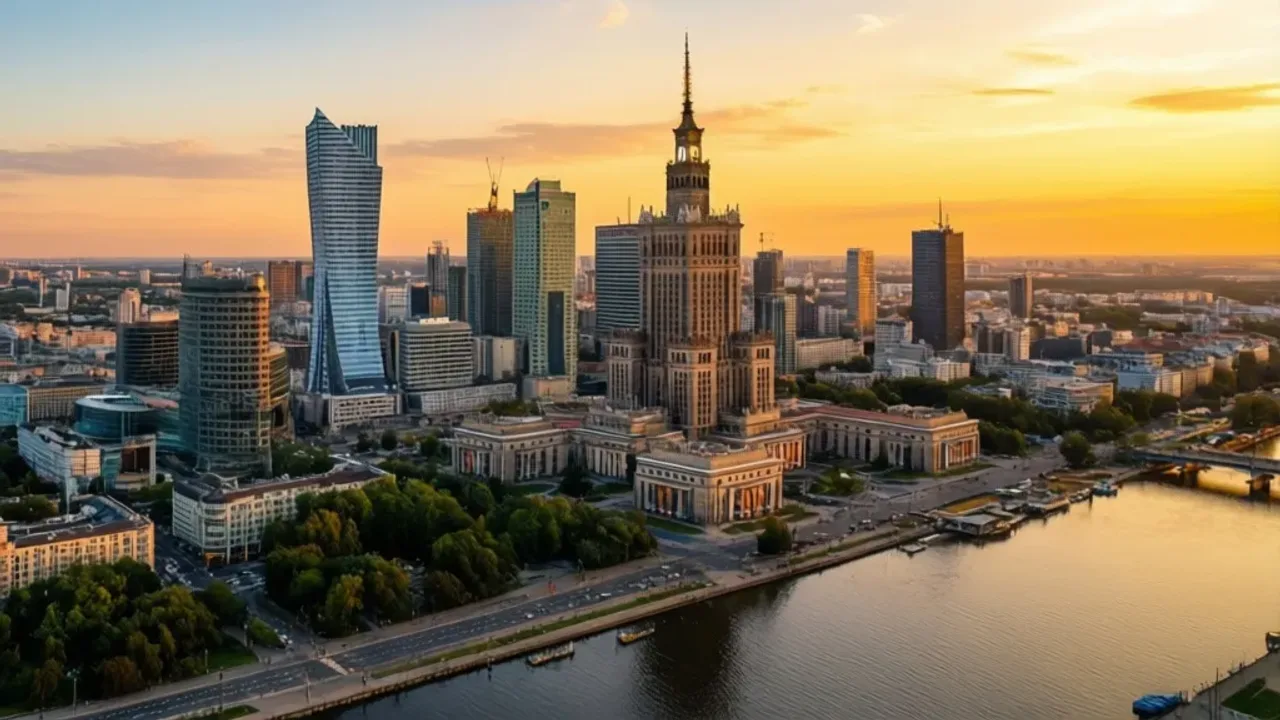 Panorama Warszawy: 360° z tarasów widokowych stolicy z lotu ptaka
