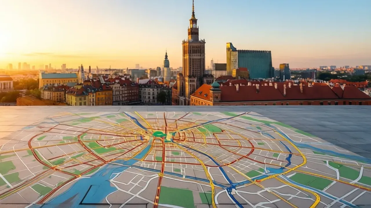 Warszawa w jeden dzień mapa: praktyczny plan zwiedzania stolicy