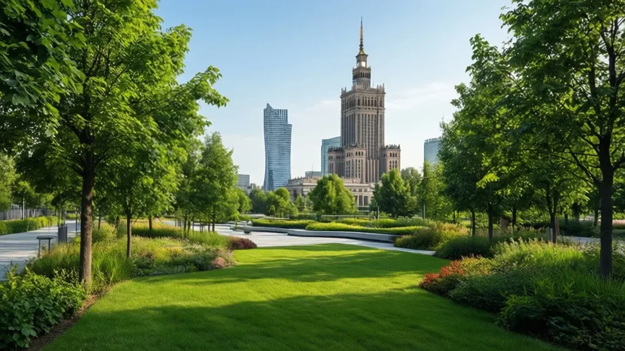 Zielona warszawa: parki, las i skwery w centrum i pobliżu miasta